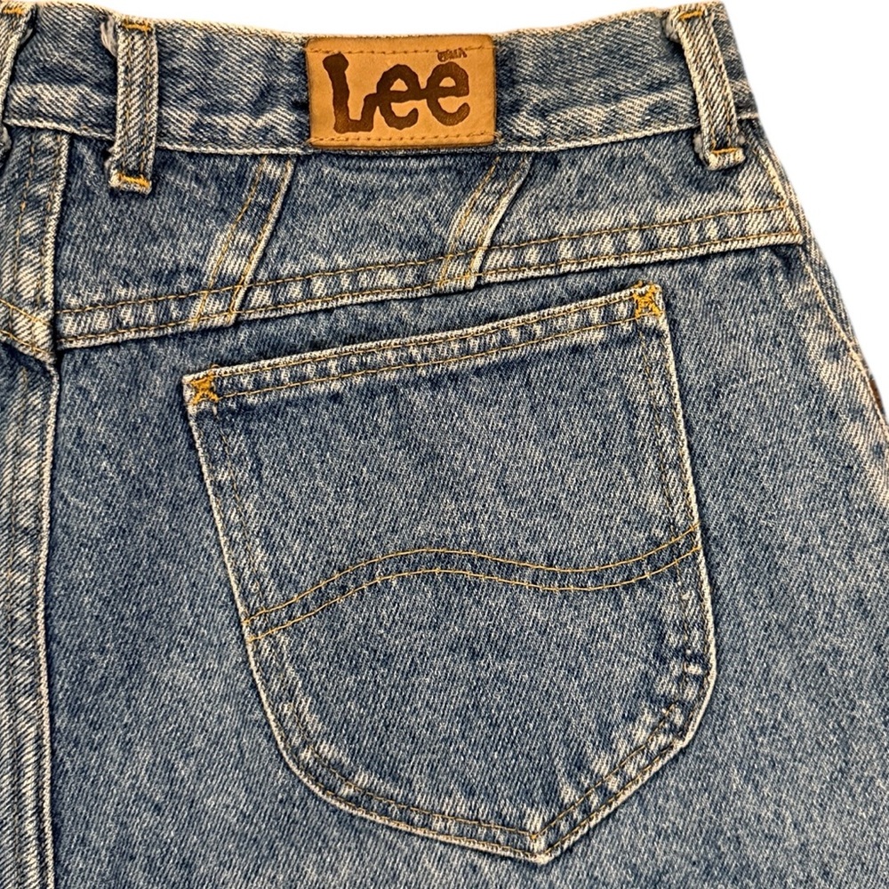 Vintage Lee Riders Mom Jeans 16M High Rise Tapered USA 90s Distressed 30x28.5